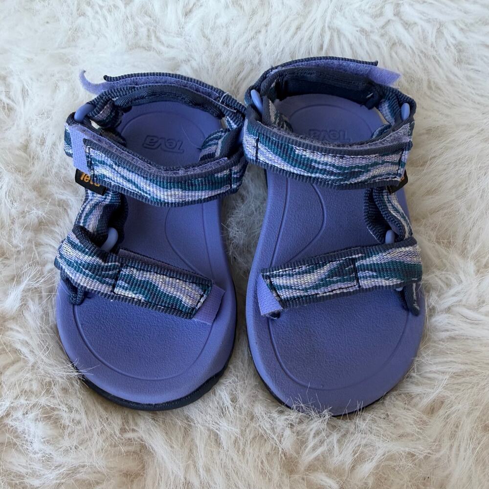 Teva Toddler Girl Hurricane XLT 2 Sport Sandals Waves Pastel Lilac (Size 5)